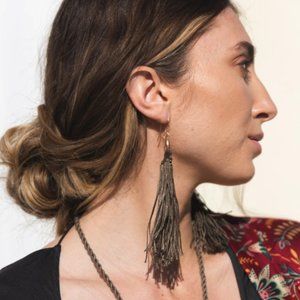 Moss Amulet Earrings